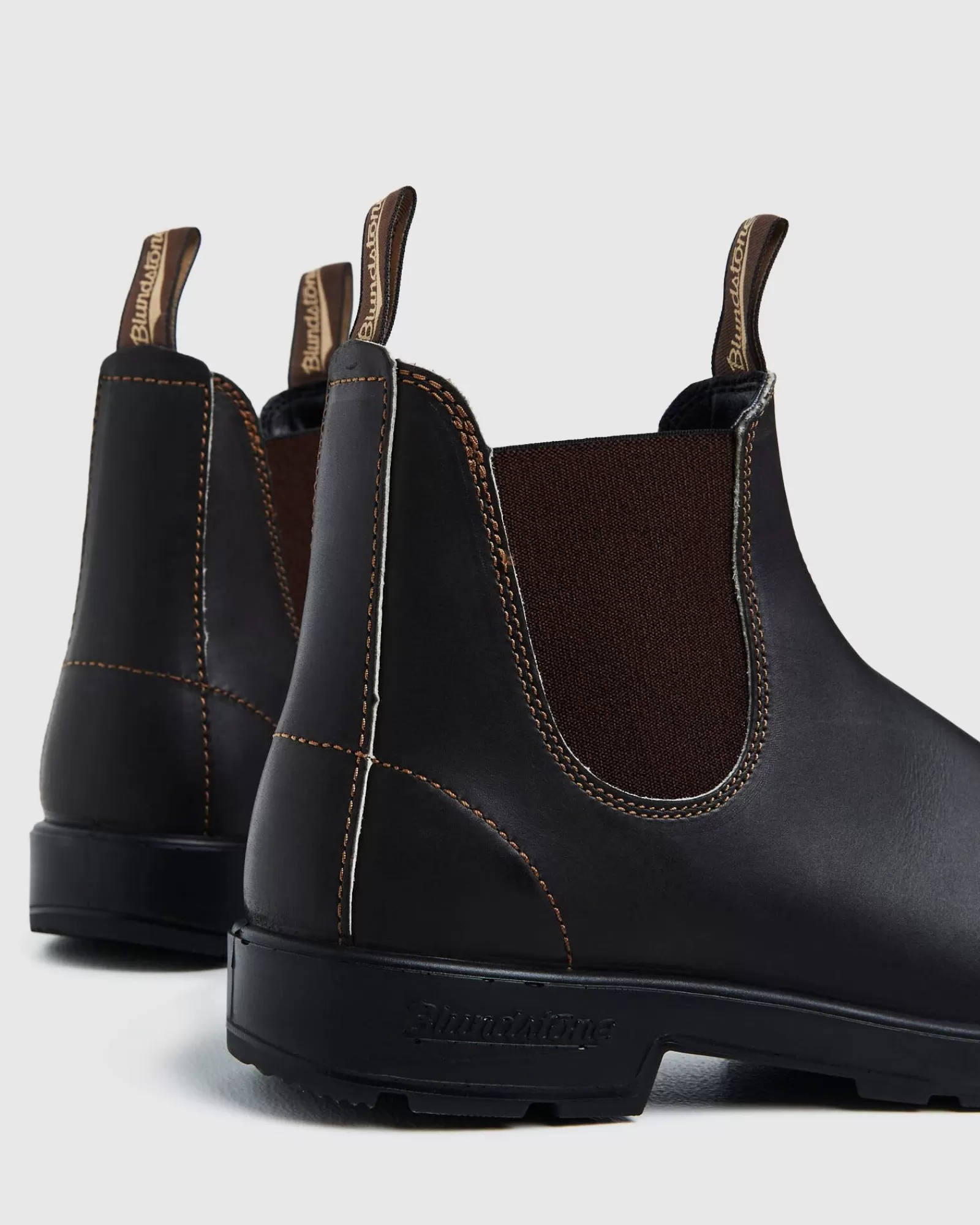 BLUNDSTONE Stivaletti Elasticizzati 500 - Modello Classico in Pelle Marrone Australiano con Design Intramontabile