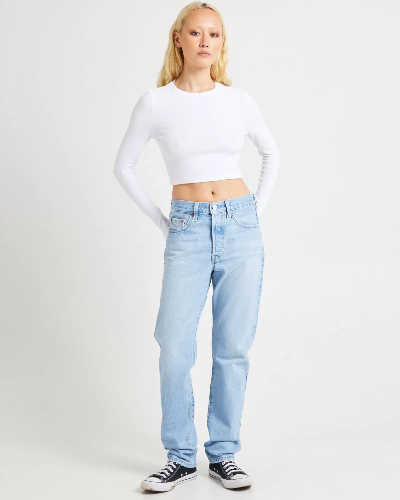 LEVI'S 501 Pantaloni Denim Iconici - Blu Profondo Ojai Luxor - Modello Classico con Cuciture Originali, Taglio Comodo e Resistente per Uno Stile Senza Tempo
