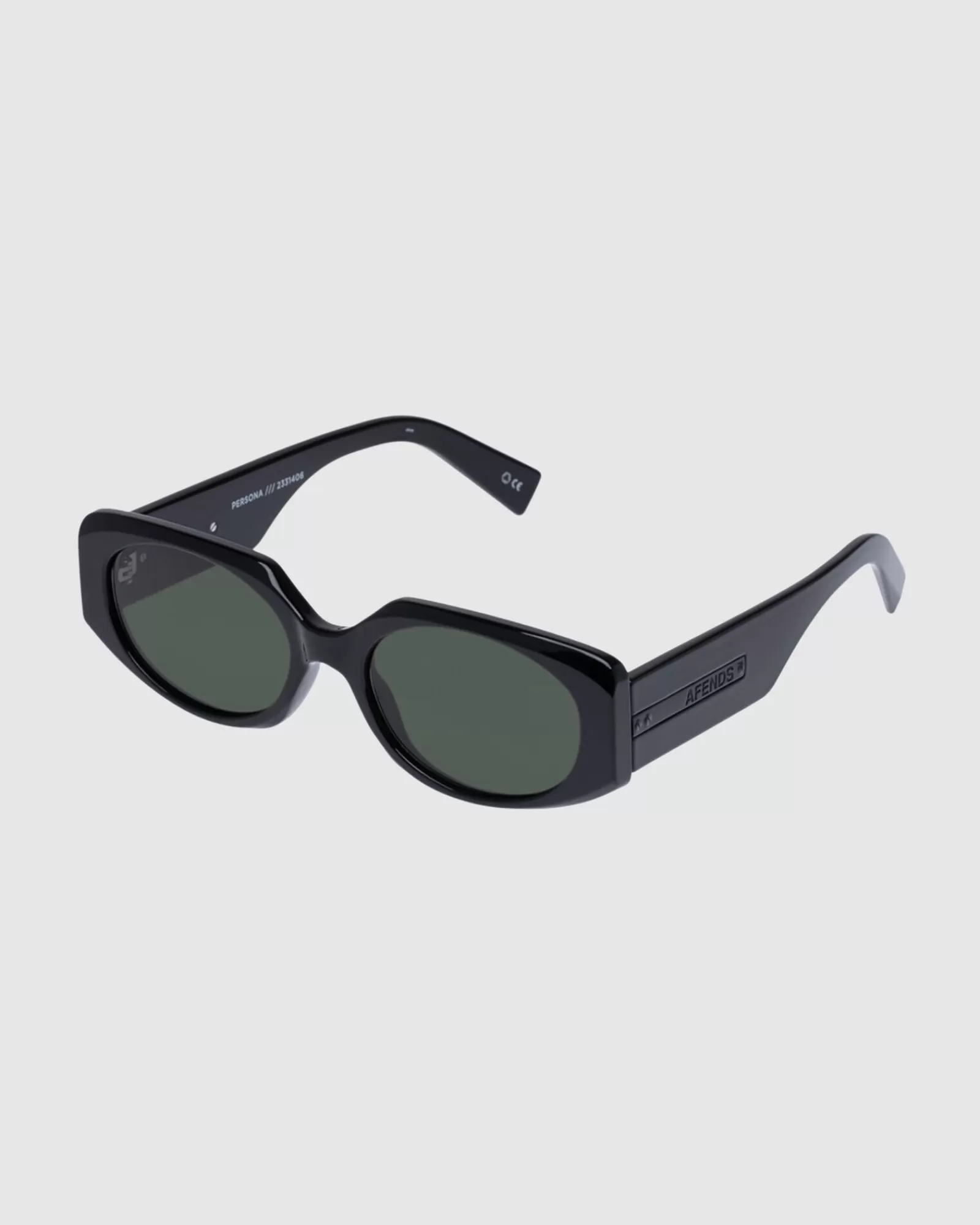 Offerta Lampo! Occhiali da Sole LE SPECS x Afends Modello Persona - Nero Intenso con Design Iconico