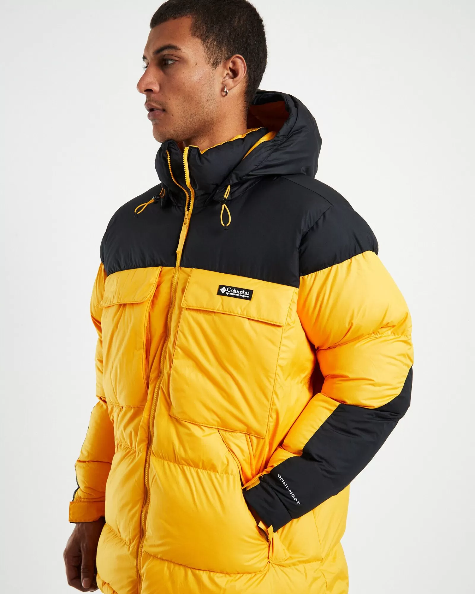 Columbia Giubbotto Oversized Ballistic Ridge Imbottito in Giallo Vibrante per Stile Urbano