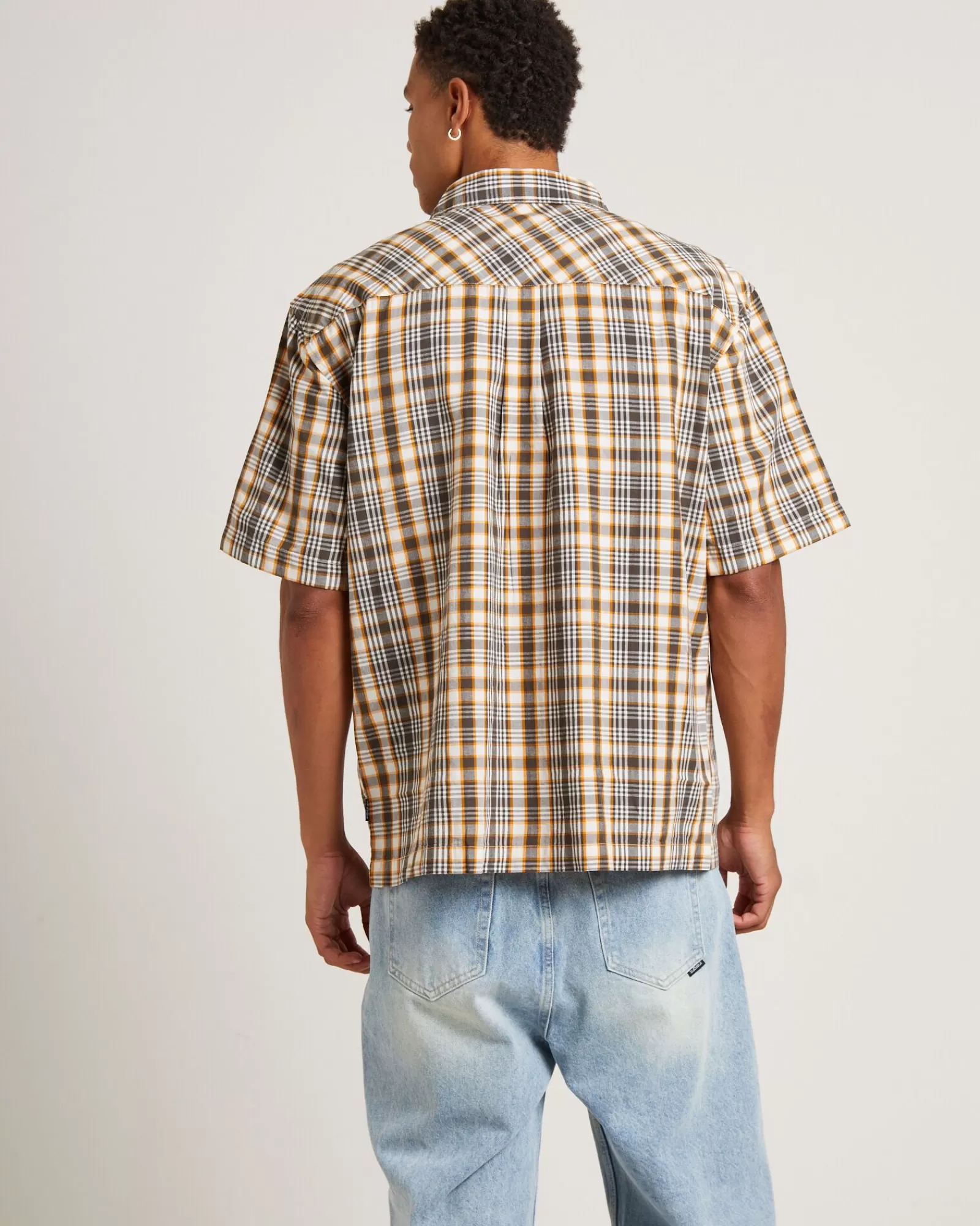 AFENDS - Camicia Eco a Maniche Corte Stampa Moonbeam | Tessuto Riciclato e Prezzo Imbattibile!