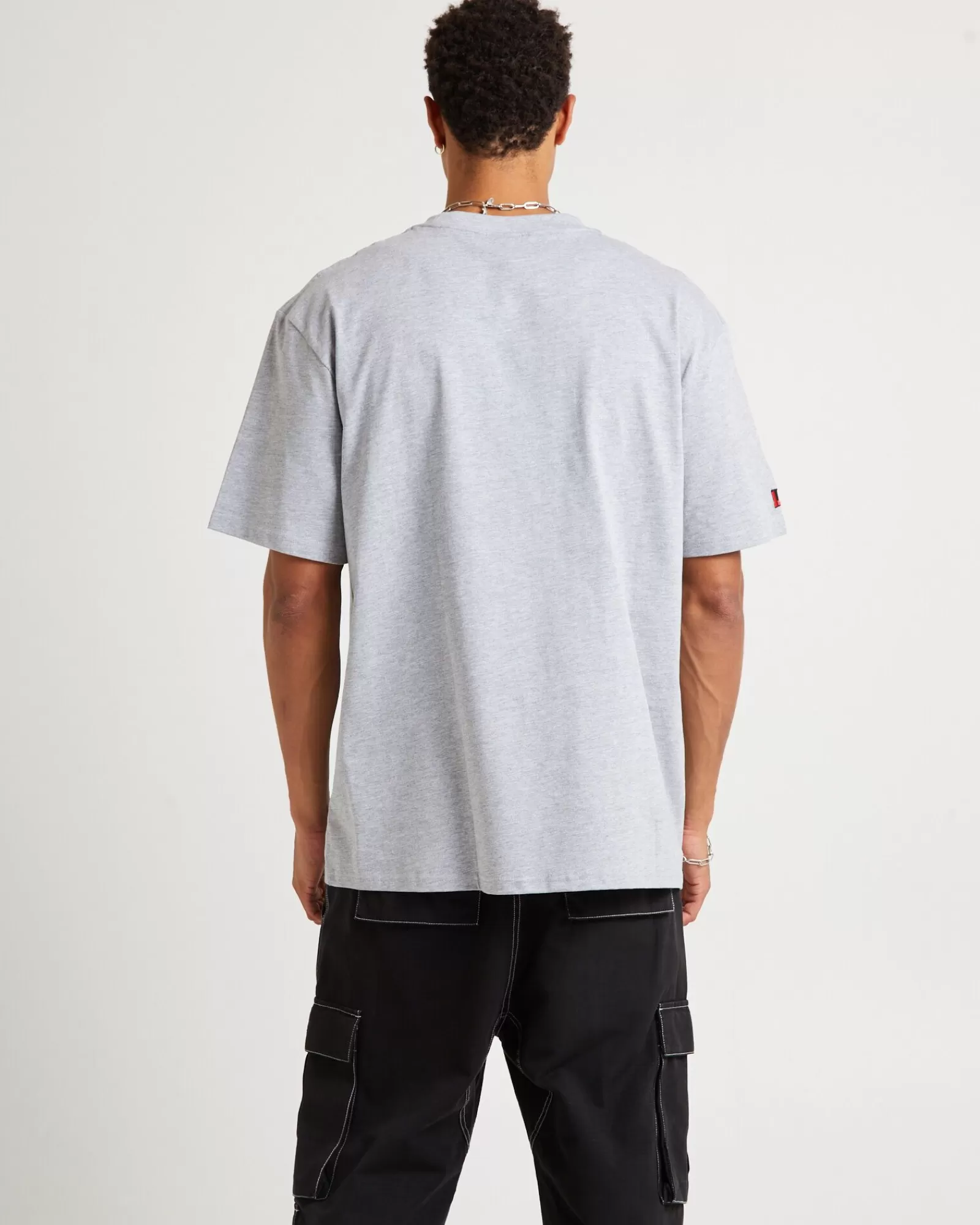FUBU Maglietta Uomo Business Grigio Antracite - T-Shirt Aziendale Premium a Maniche Corte con Design Classico