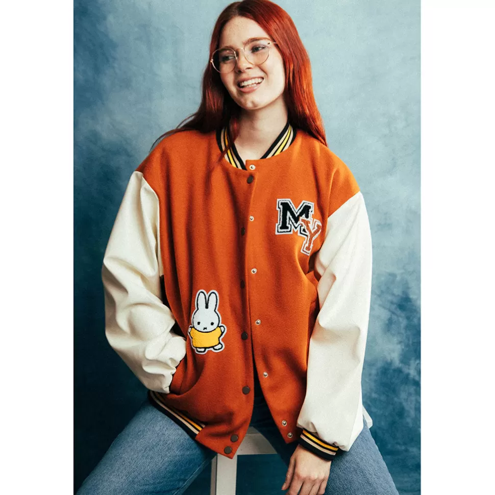 Fashion Miffy Daisy Street X  Tufted Varsity Jacket