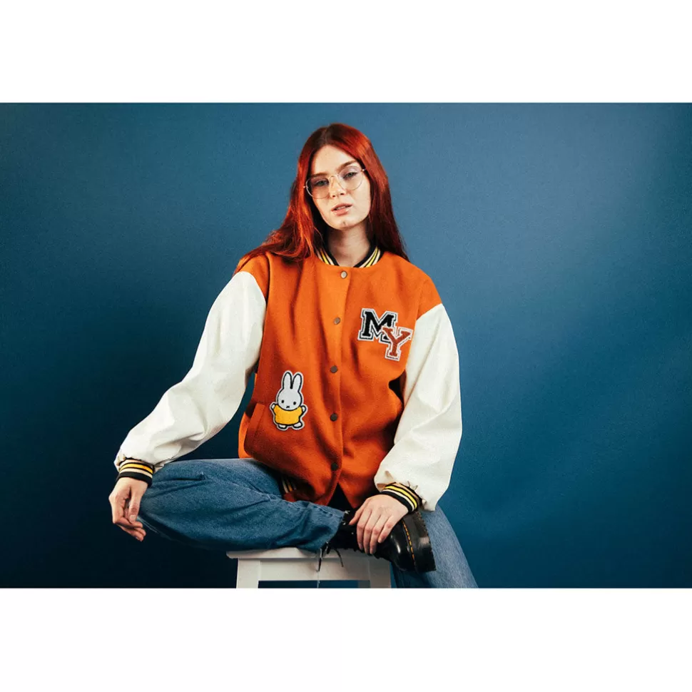 Fashion Miffy Daisy Street X  Tufted Varsity Jacket