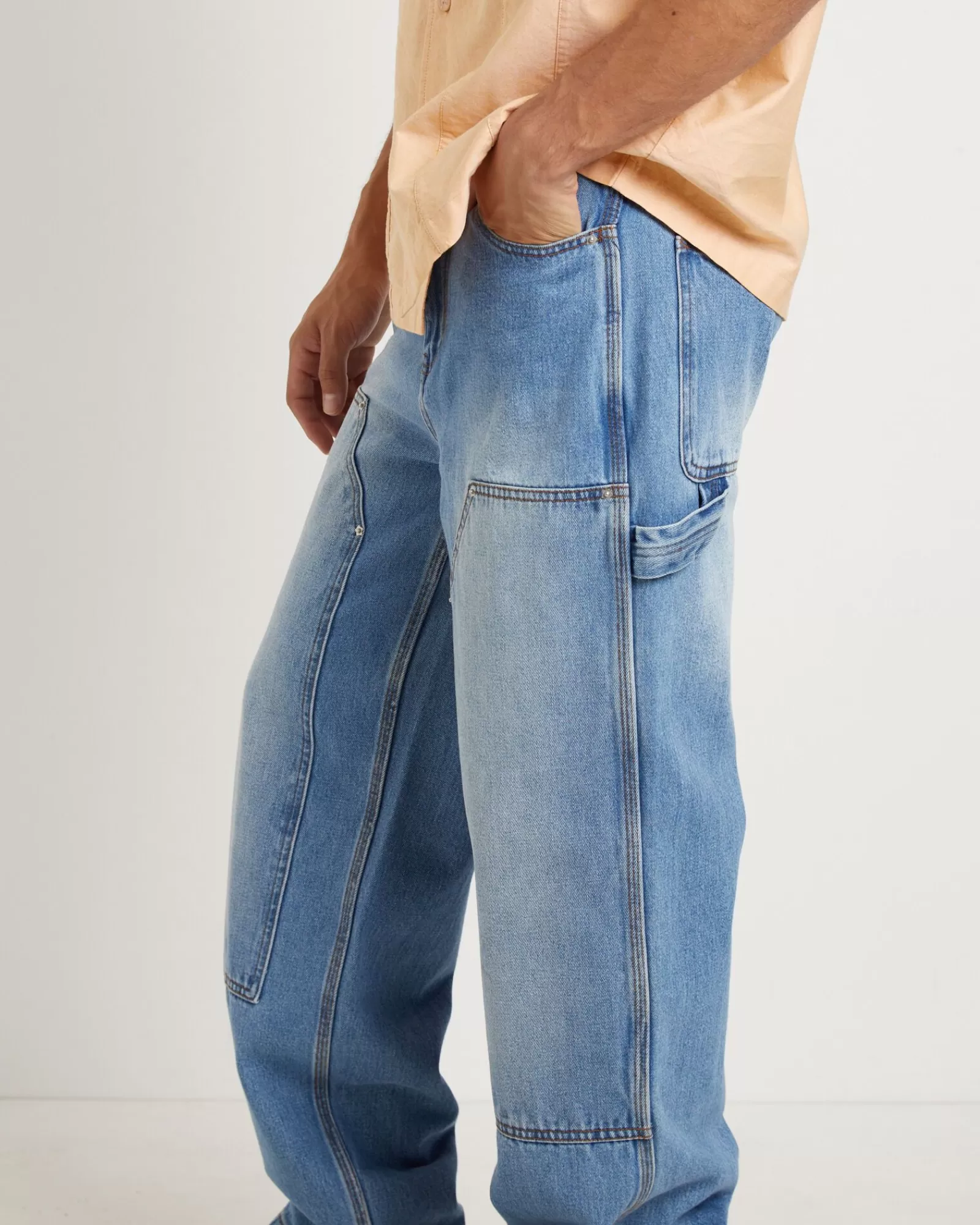 Larriet Pantaloni da Lavoro Rinforzati: Doppie Ginocchia e Sfumature Vintage a Prezzo Imbattibile