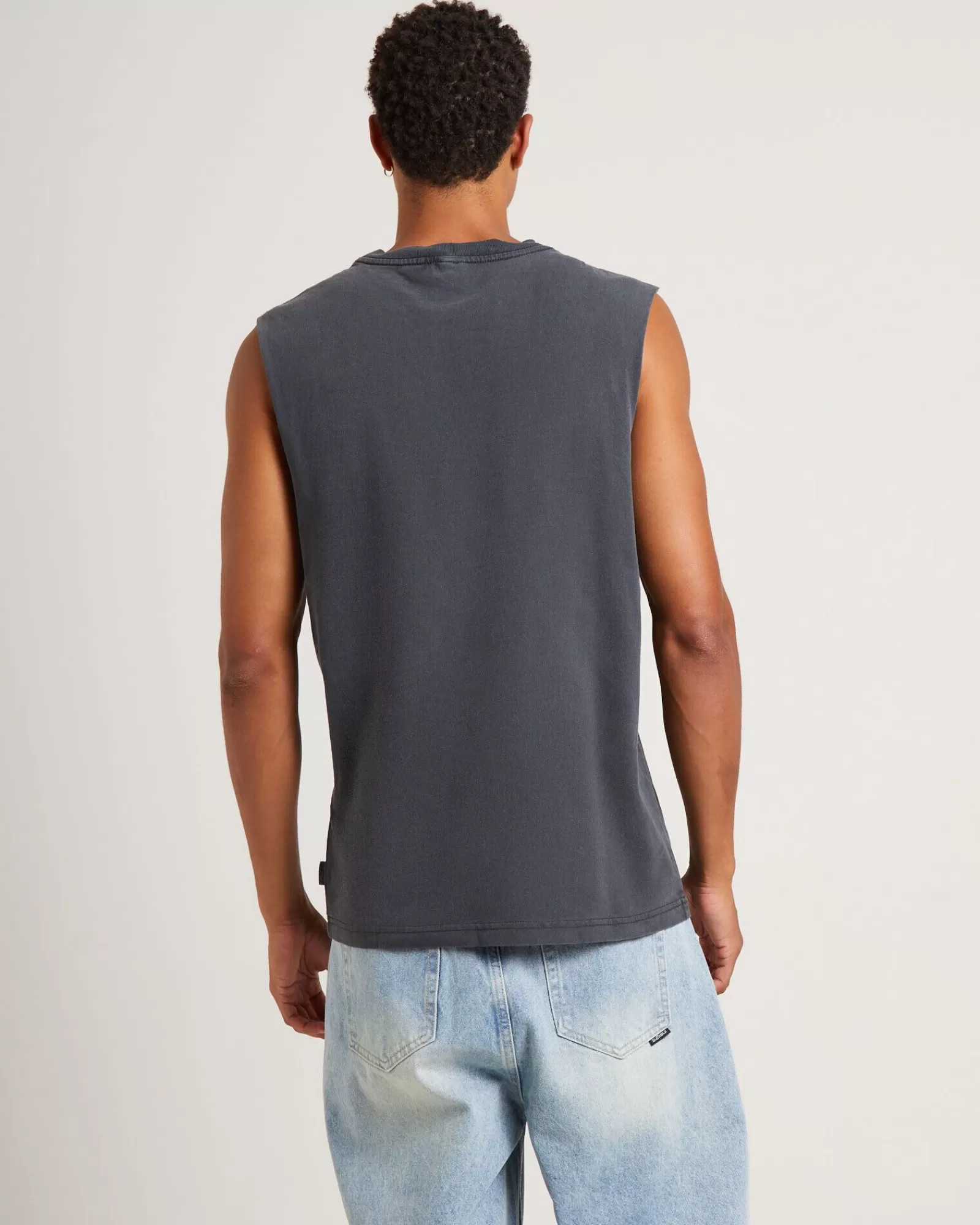 Vintage Nero - Canotta Oversize INSIGHT con Taglio Comodo e Stile Casual Perfetta per Look Urbani