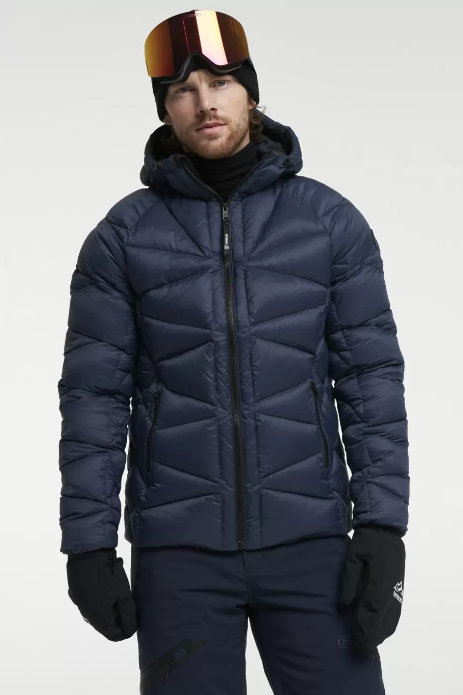 Tenson Giaccone Invernale Impermeabile RDS - Piumino Leggero Blu Notte con Cappuccio, Offerta Limitata