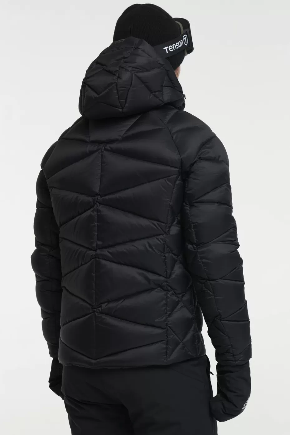 Giacca Termica Tenson Facet UltraLeggera - Piumino Invernale RDS Certificato Nero Carbone con Chiusura Ermetica
