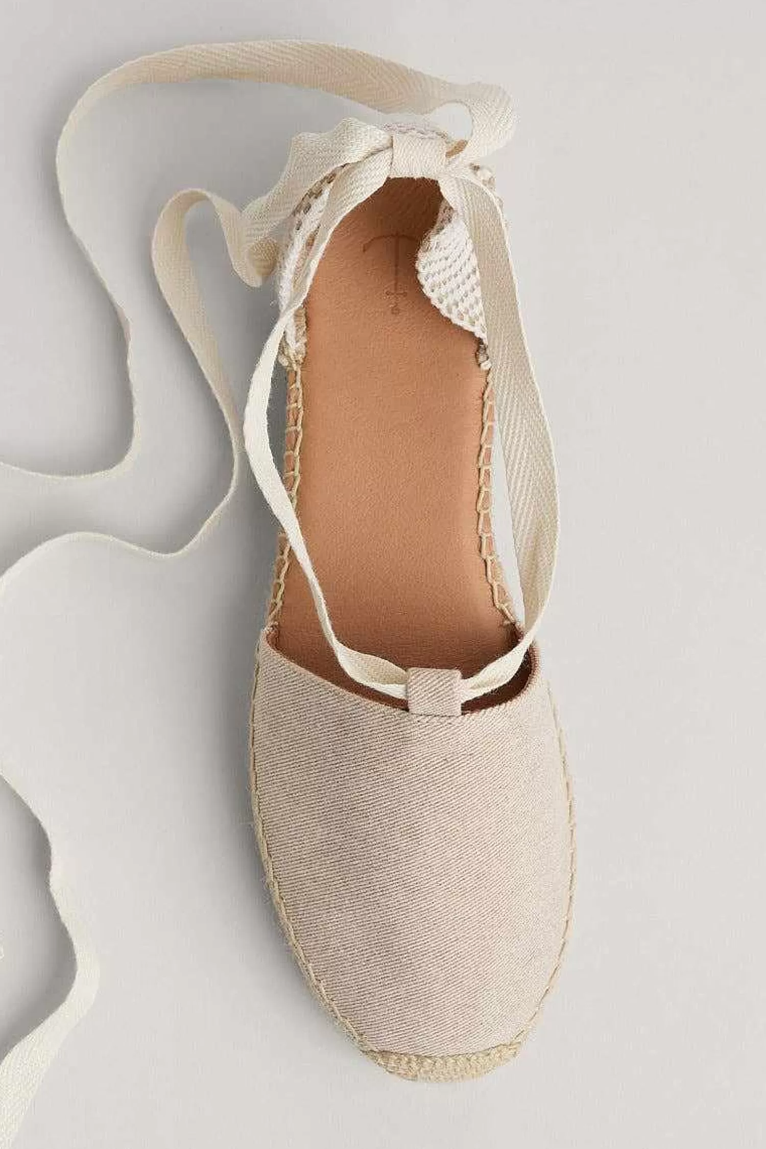 Comode Espadrillas in Cotone Donna con Lacci Regolabili - Stile Cornwall Seasalt, Design Elegante Percorso Felce