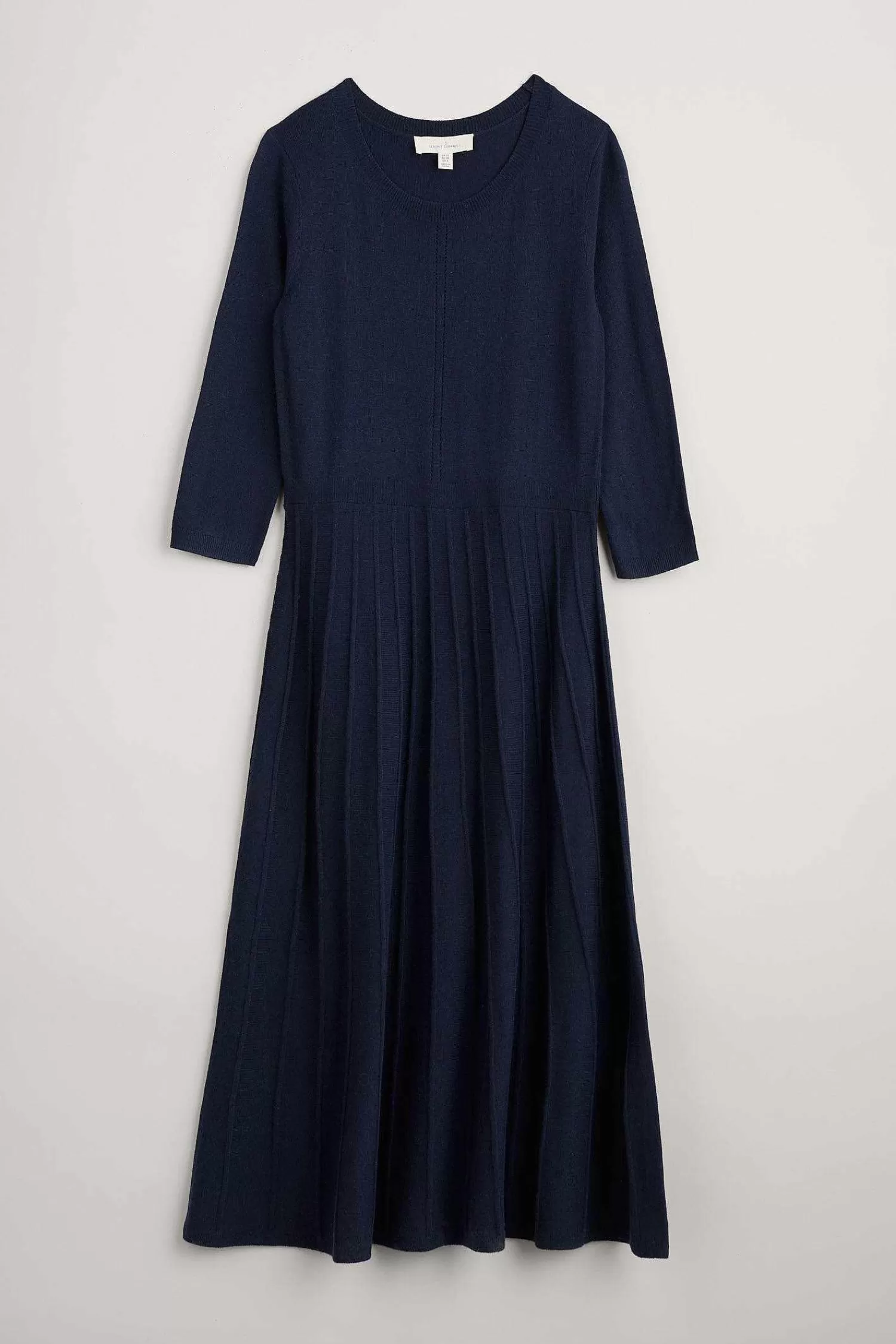 Abito Mid-Length in Maglia Artigianale Seasalt - Ispirazione Folkloristica Cornovagliese per Donna