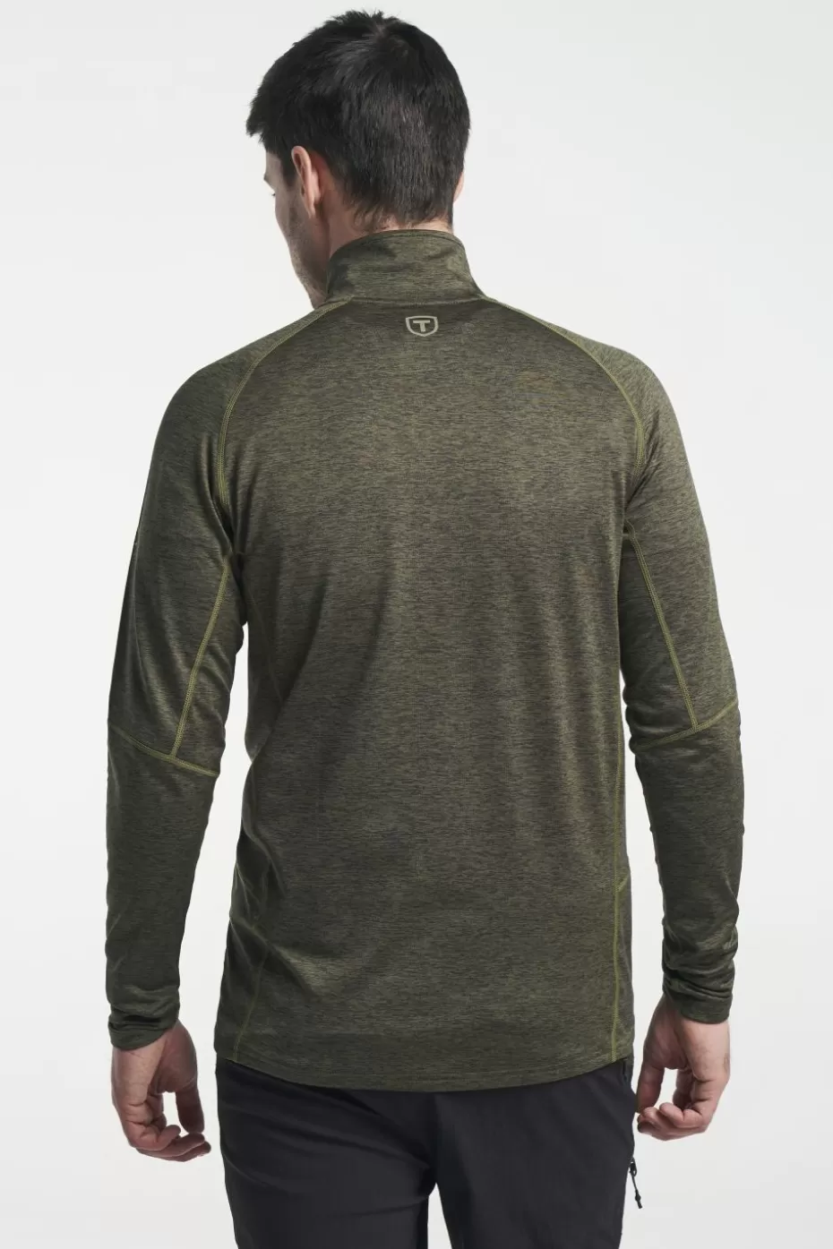Techwear Himalaya Felpa Termica con Zip Parziale - Verde Militare Esclusiva Online 

(：