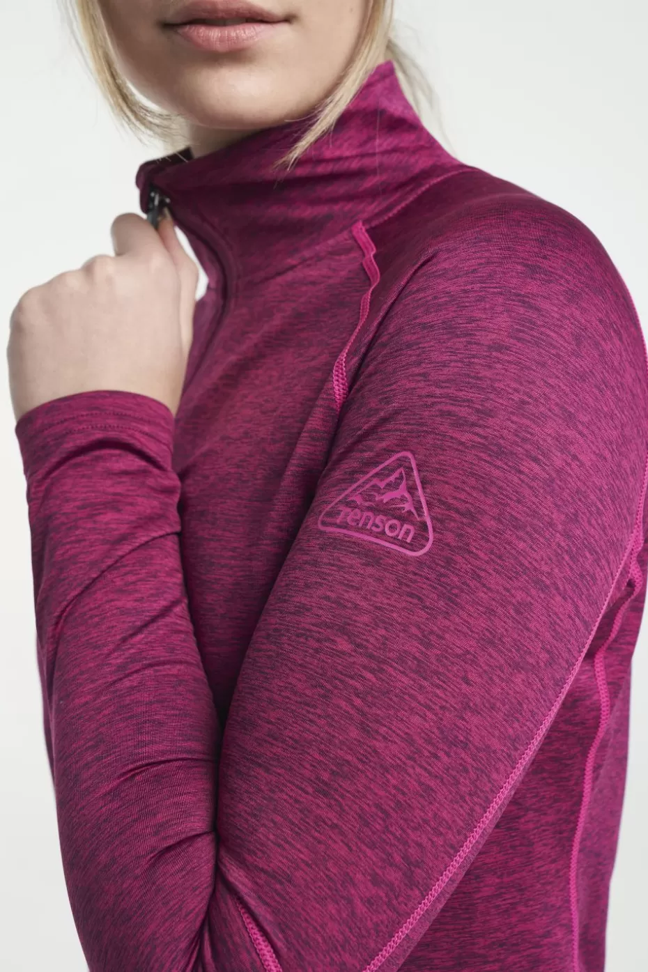 Maglione Termico Mezza Zip Tenson Himalaya | Colore Vino Intenso, Ideale per Escursioni Invernali