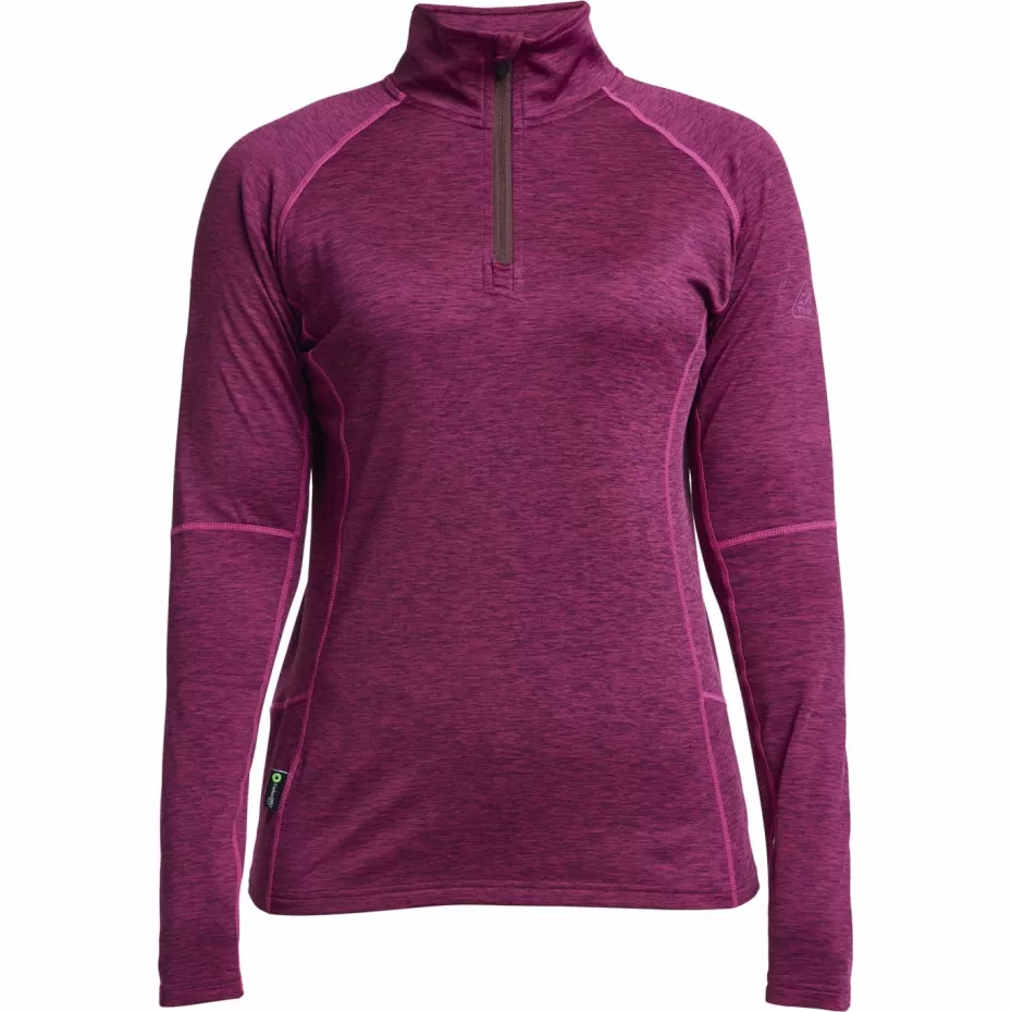 Maglione Termico Mezza Zip Tenson Himalaya | Colore Vino Intenso, Ideale per Escursioni Invernali