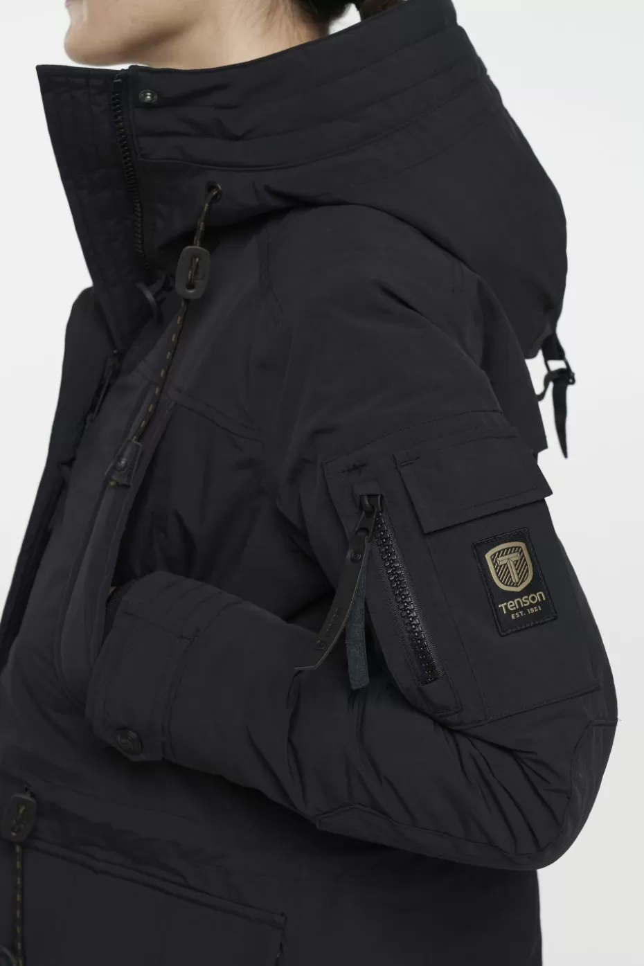 Giacca Impermeabile Tenson Himalaya Series - Mod. 2024, Nero Antracite per Escursioni in Altura, Ultraresistente e Ultraleggera