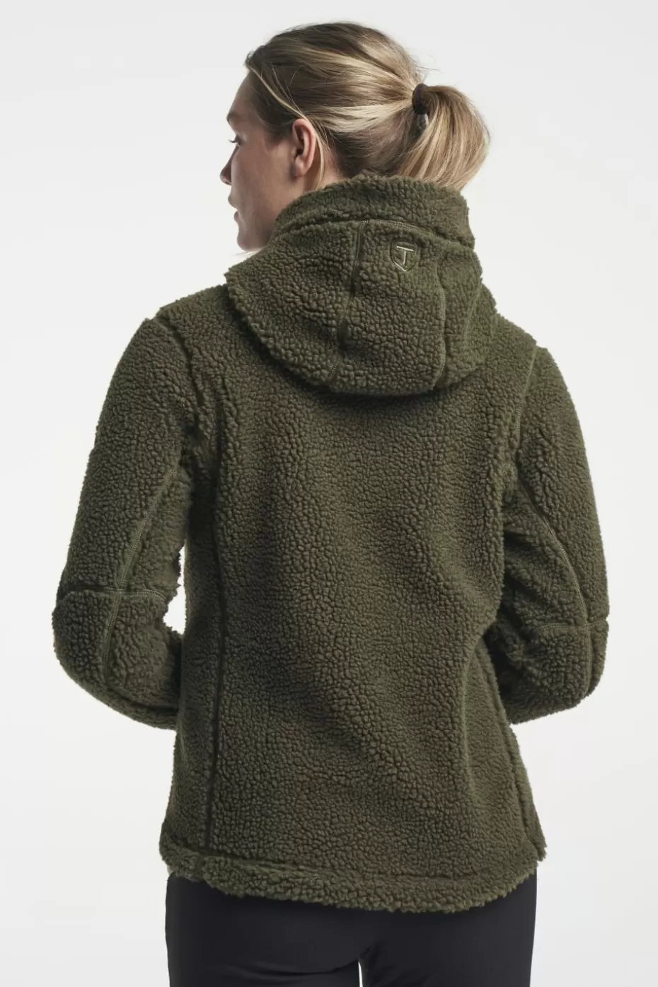 Giacca con Cappuccio Tenson Himalaya - Morbido Pile Teddy in Tinta Oliva, Calore Avvolgente a Prezzo Accessibile