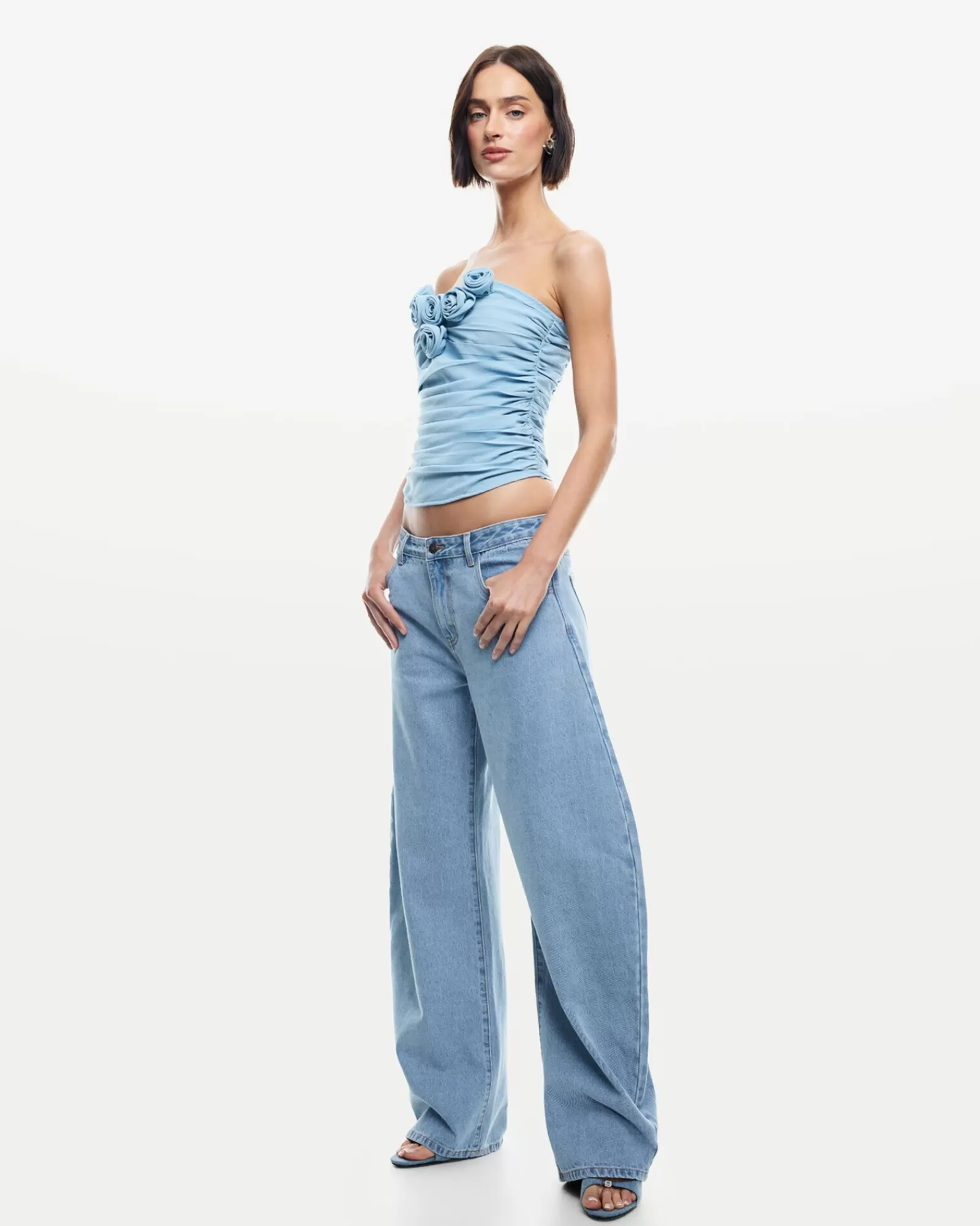 Jeans Lioness con ricamo ferro di cavallo - Moda denim in promozione