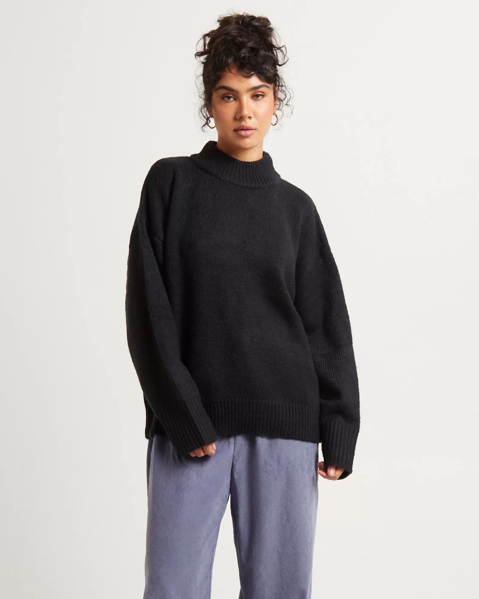 Comodo Maglione Oversize Maxie in Pura Lana - Stile Casual per Tutto il Giorno
