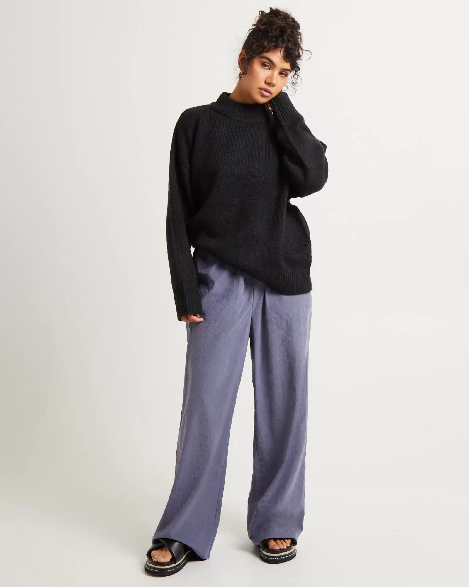 Comodo Maglione Oversize Maxie in Pura Lana - Stile Casual per Tutto il Giorno