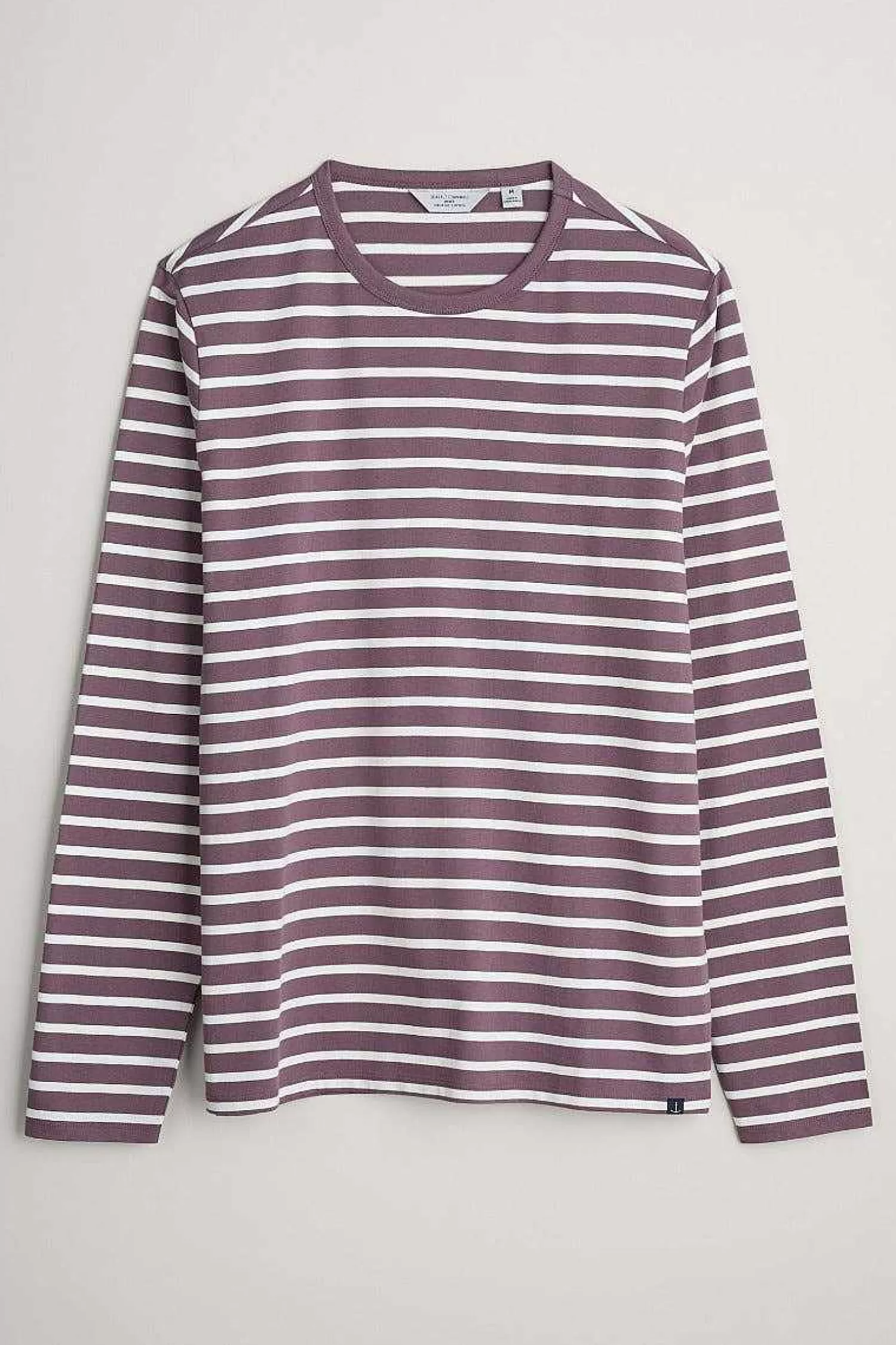 Maglietta marinara uomo Seasalt Cornwall - Scollo tondo in cotone certificato GOTS per un look casual