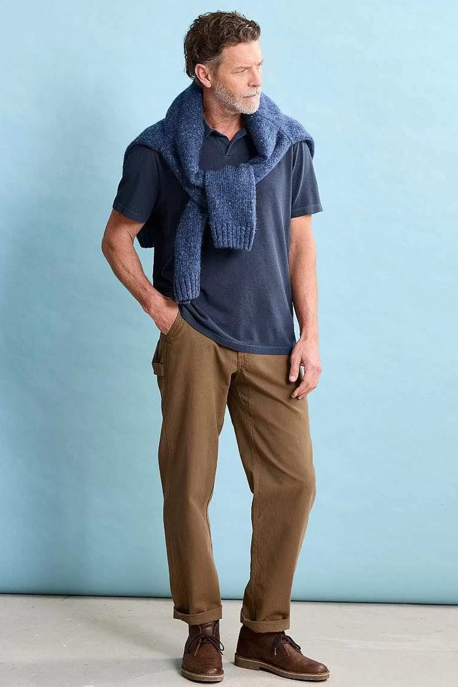 Maglia Polo Classica in Cotone Organico Treve Uomo - Design Confortevole Seasalt Cornwall per Uno Stile Naturale