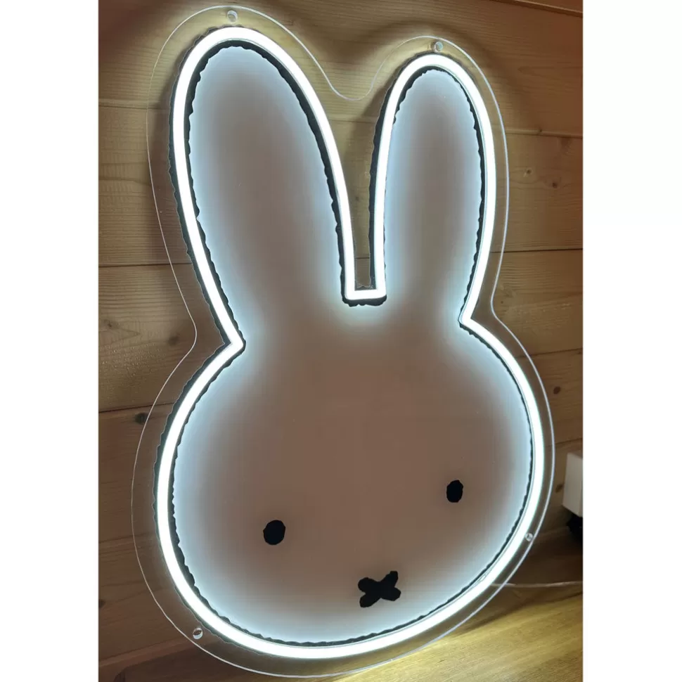 Miffy Style - Insegna Luminosa al Neon con Calda Tonalità (Scelta tra 2 Formati)