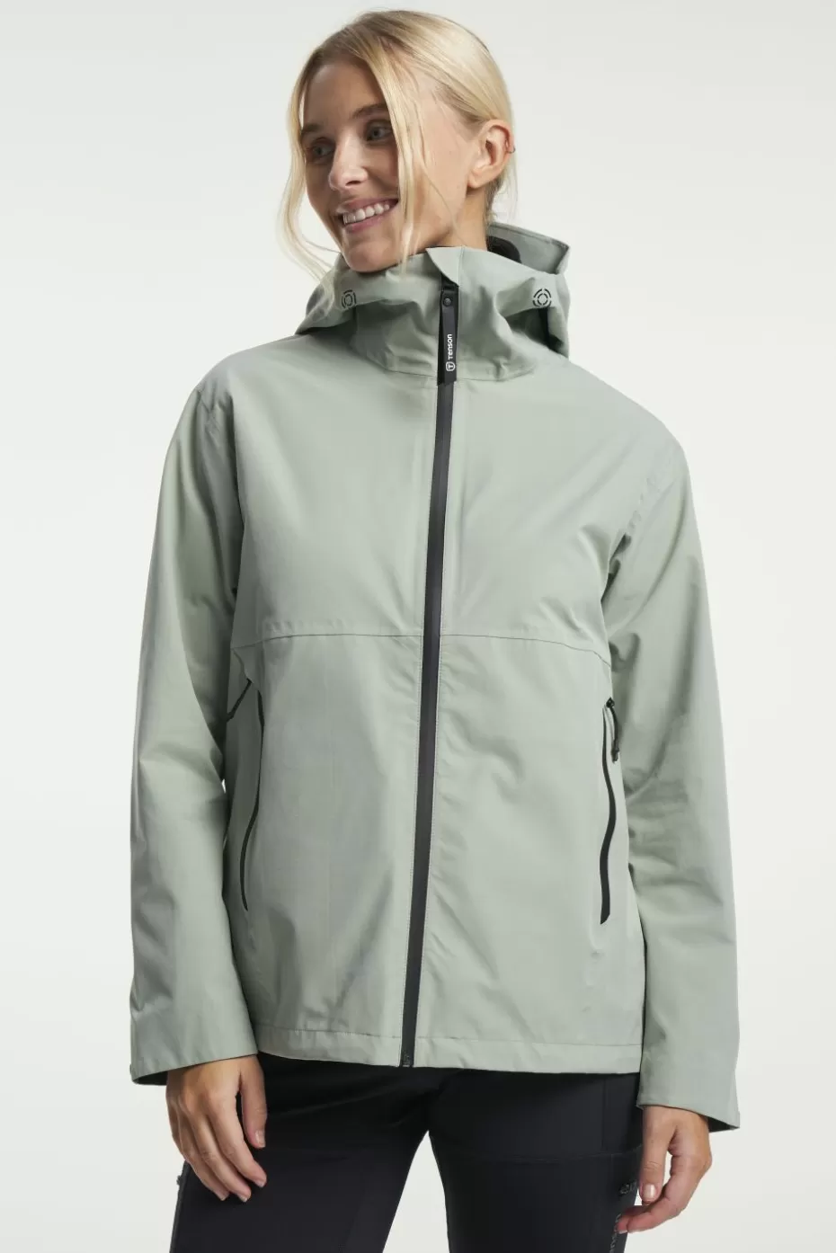 Giacca Impermeabile Ultraleggera Tenson Misty - Verde Eucalipto per Escursioni all'Aperto