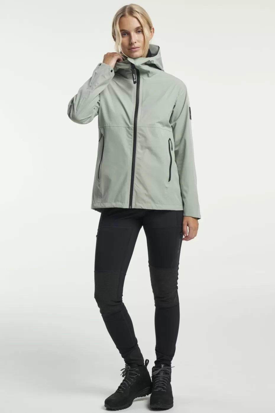 Giacca Impermeabile Ultraleggera Tenson Misty - Verde Eucalipto per Escursioni all'Aperto