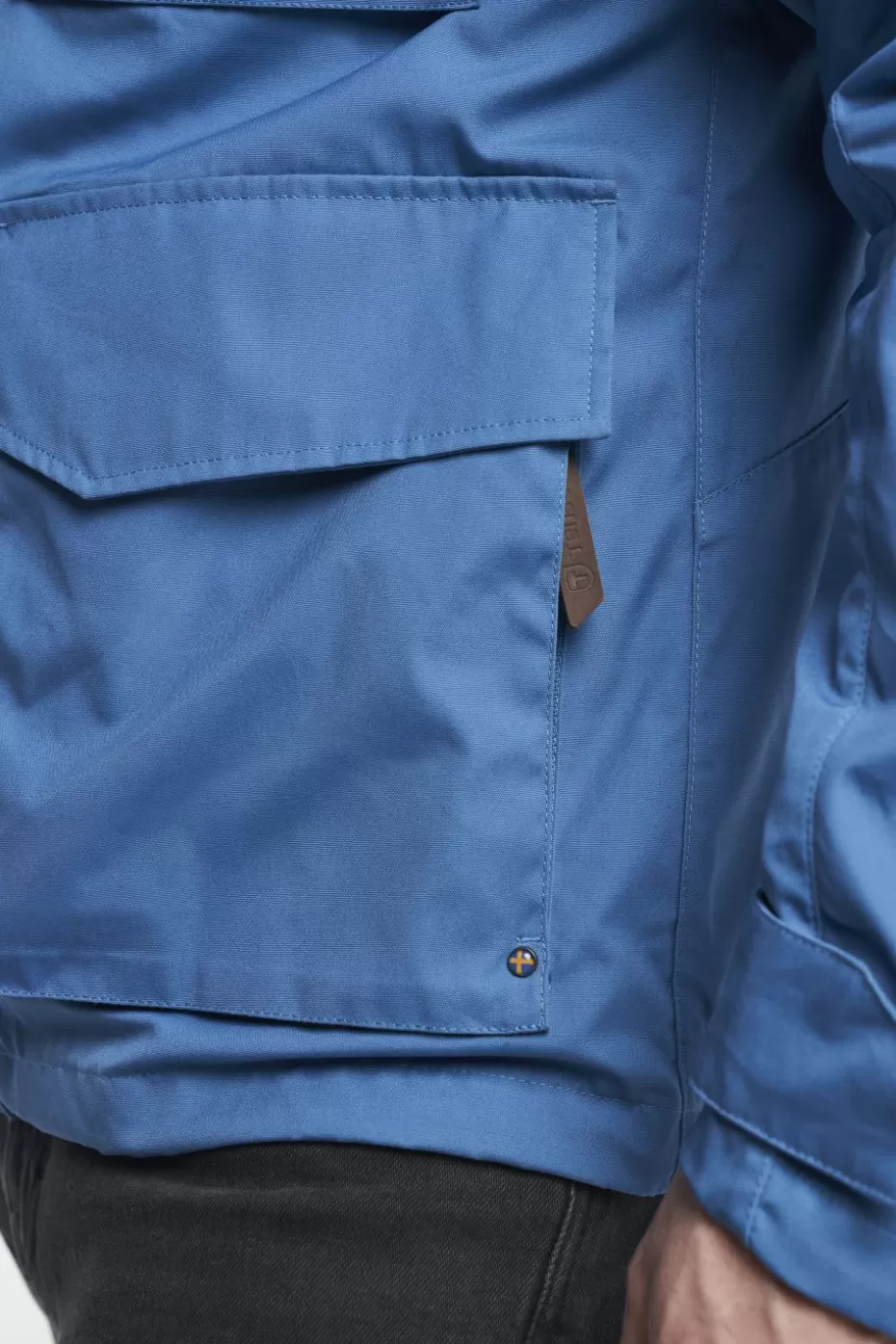 Giaccone Impermeabile Tenson Mount Robson - Blu Cielo per Avventure All'Aperto