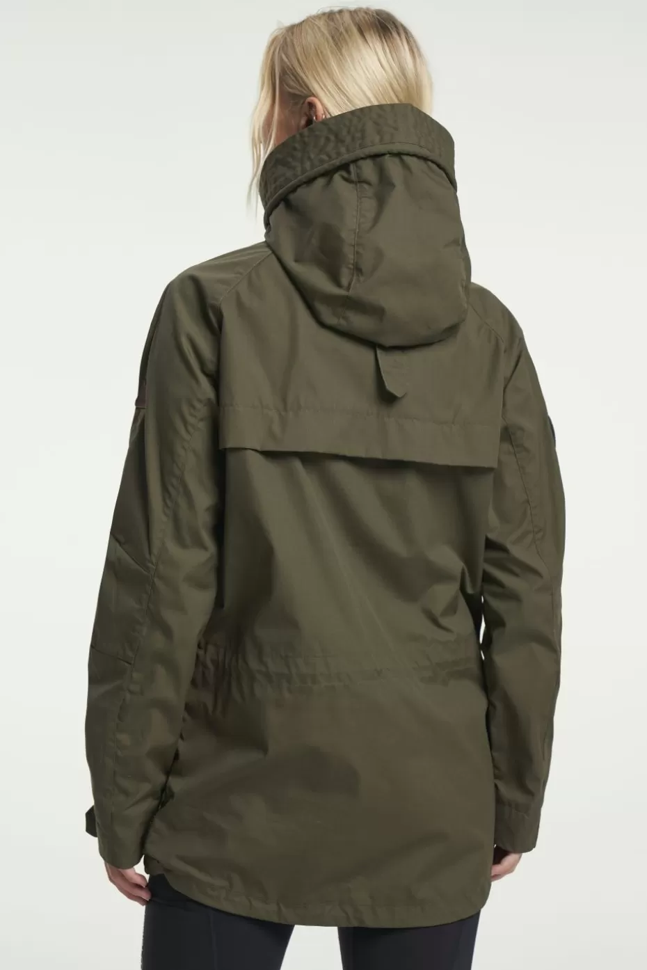 Promozione Giacca Impermeabile Tenson Unisex Mod. 55 - Trekking Montano in Colore Foglia di Vite