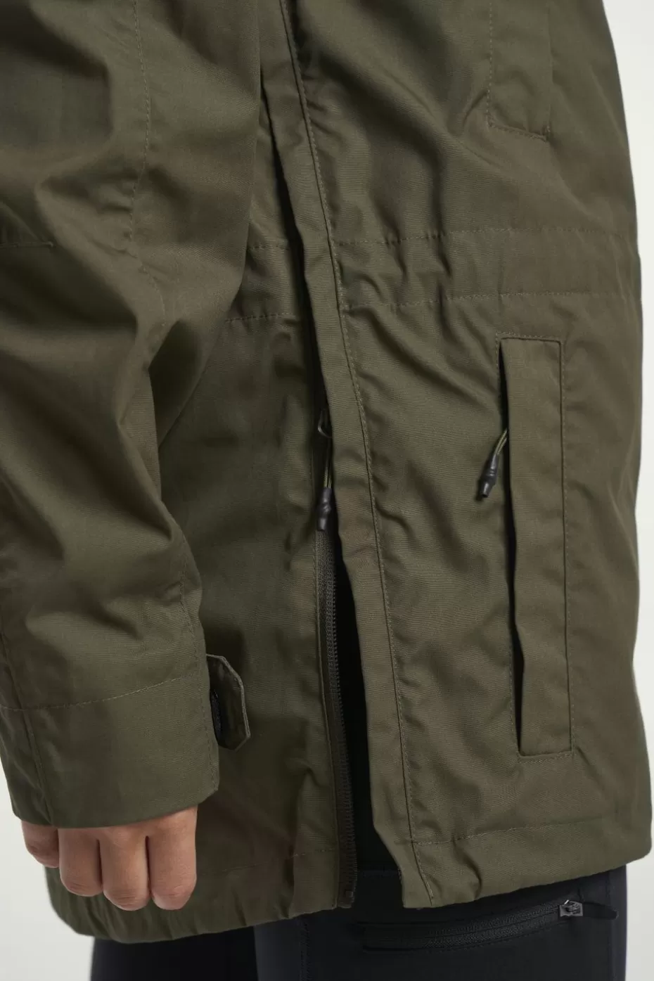 Promozione Giacca Impermeabile Tenson Unisex Mod. 55 - Trekking Montano in Colore Foglia di Vite