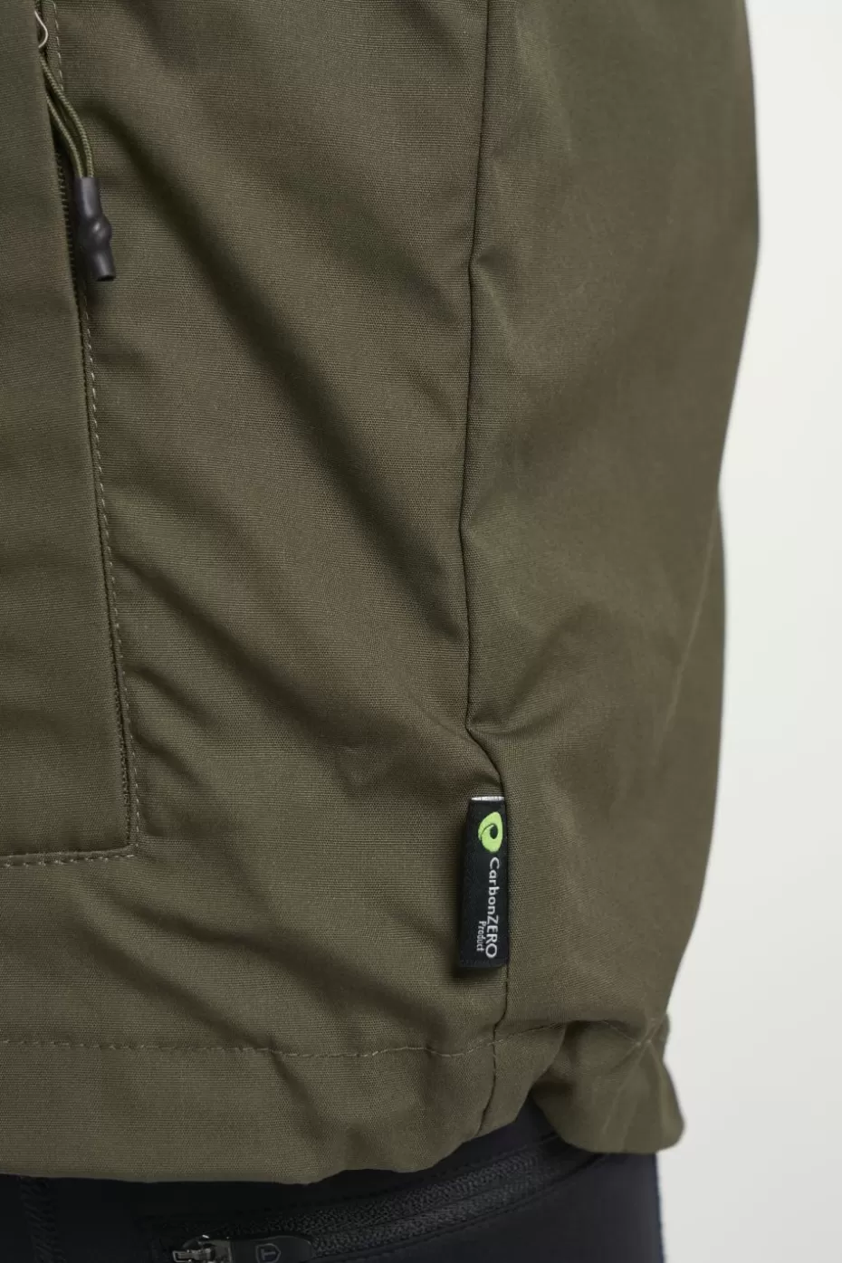 Promozione Giacca Impermeabile Tenson Unisex Mod. 55 - Trekking Montano in Colore Foglia di Vite