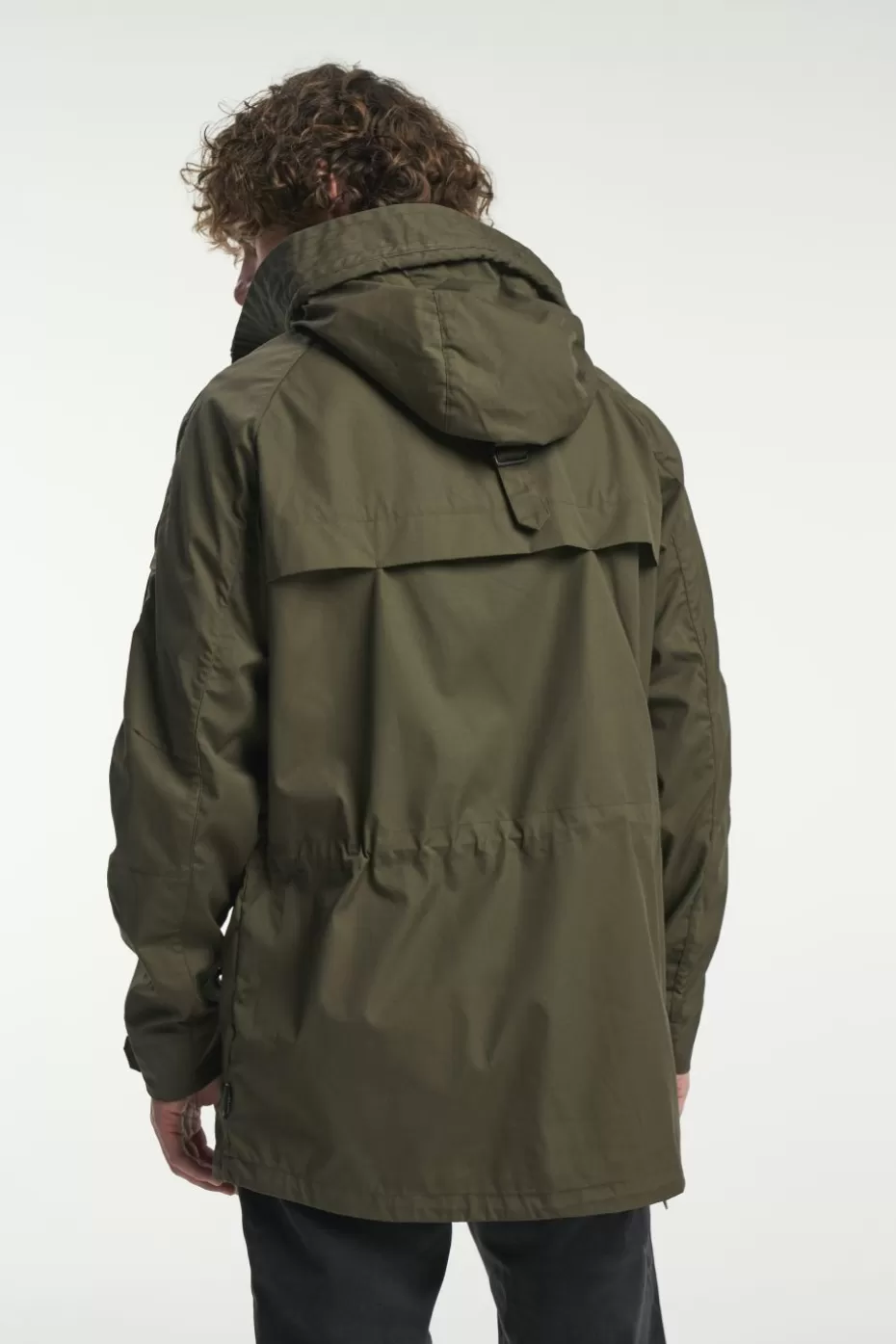 Promozione Giacca Impermeabile Tenson Unisex Mod. 55 - Trekking Montano in Colore Foglia di Vite
