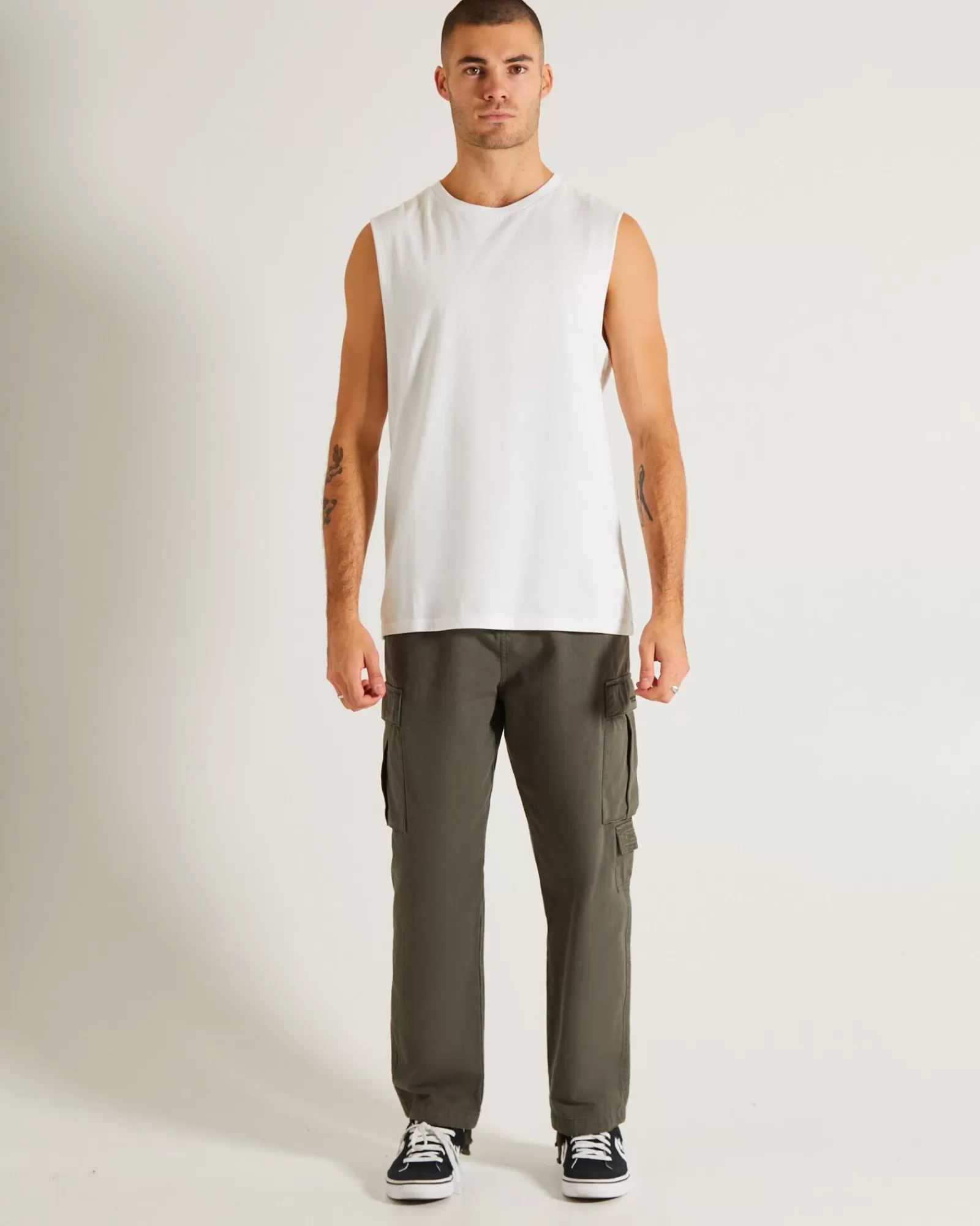 Offerta Lampo | Canotta Sportiva BASIC by General Pants Co. in Bianco Puro