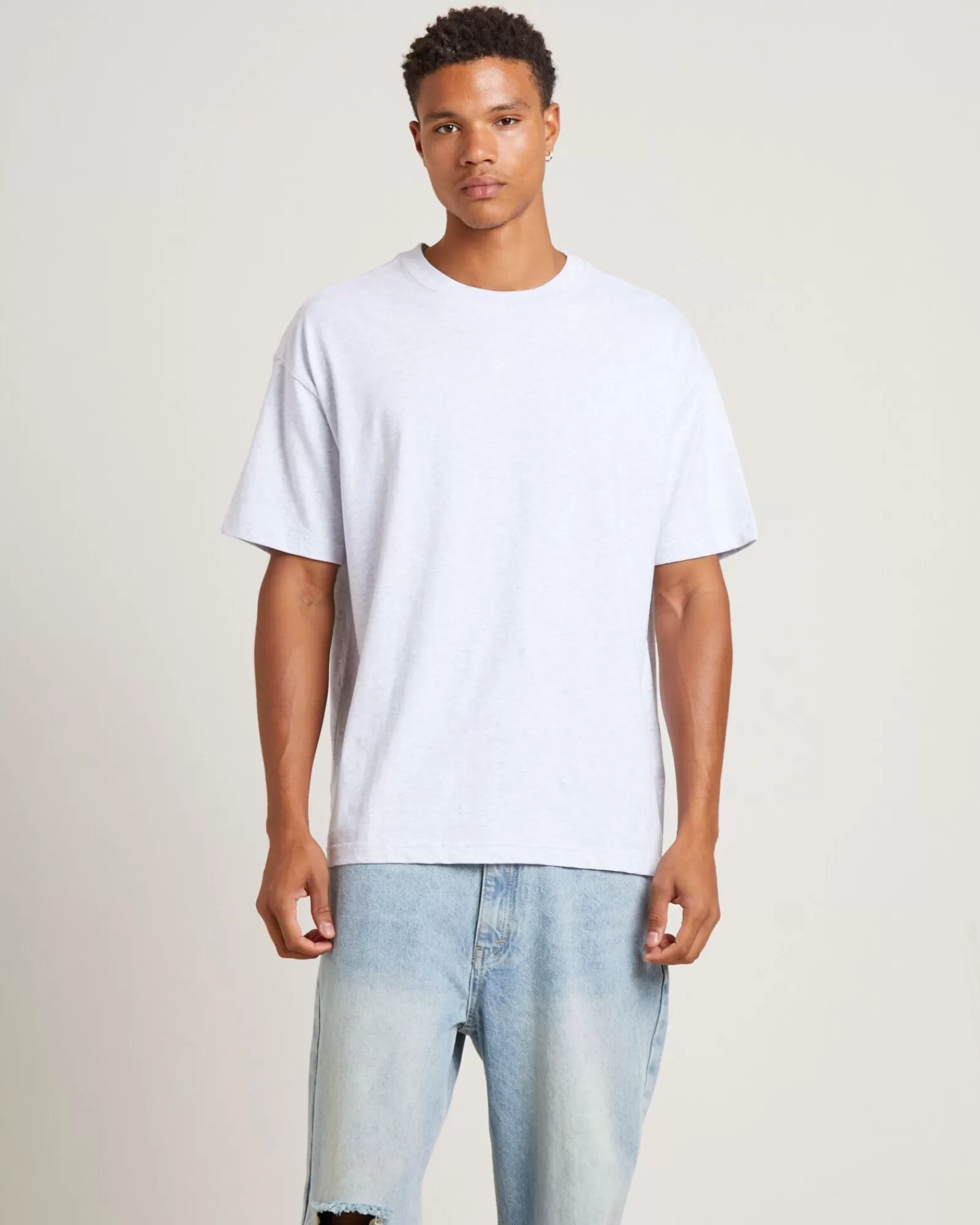 Maglietta Skate Essential Grigio Melange Frost - T-Shirt Unisex Stile Classico General Pants Co.
