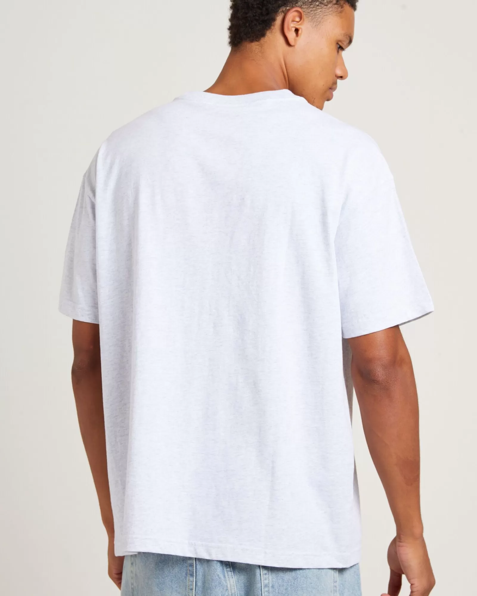 Maglietta Skate Essential Grigio Melange Frost - T-Shirt Unisex Stile Classico General Pants Co.
