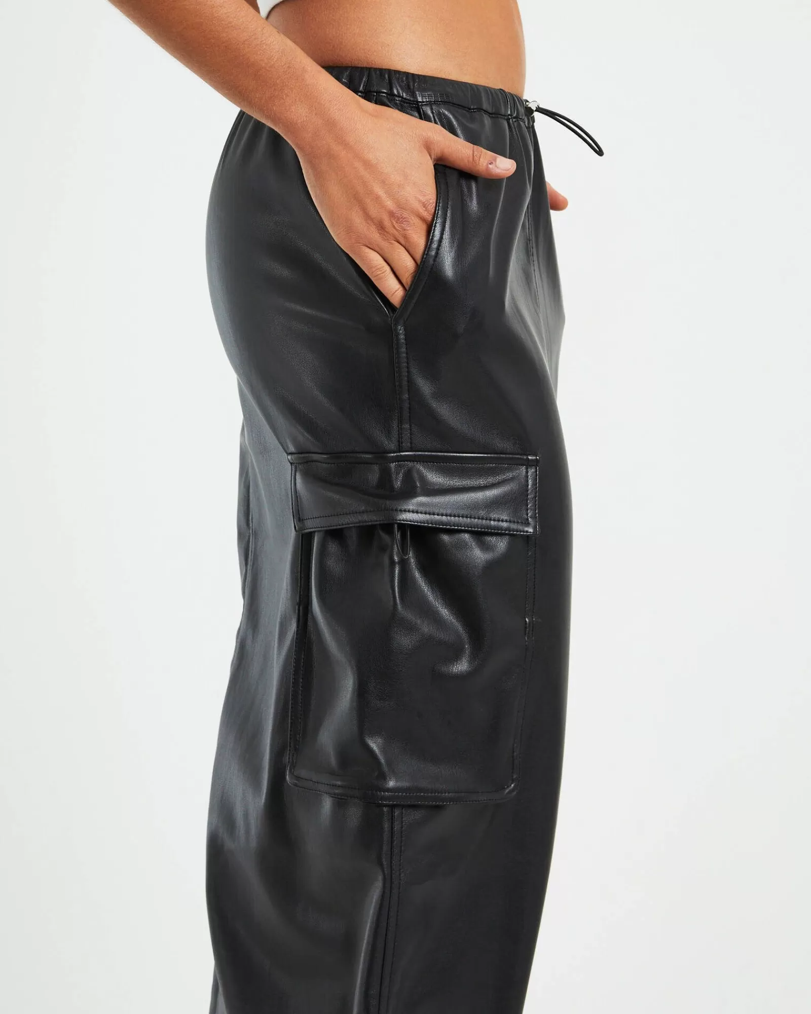 Gonna Cargo Urban con Tasche Laterali - ALICE IN THE EVE Nero Classico