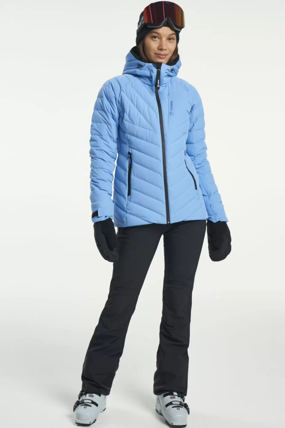 Piumino Prime Tenson - Giacca Termica Ultraleggero in Azzurro Ghiaccio, Caldo Imbattibile con Rivestimento Idrorepellente, Perfetto per l'Inverno - Disponibile in Sfumature Gelide