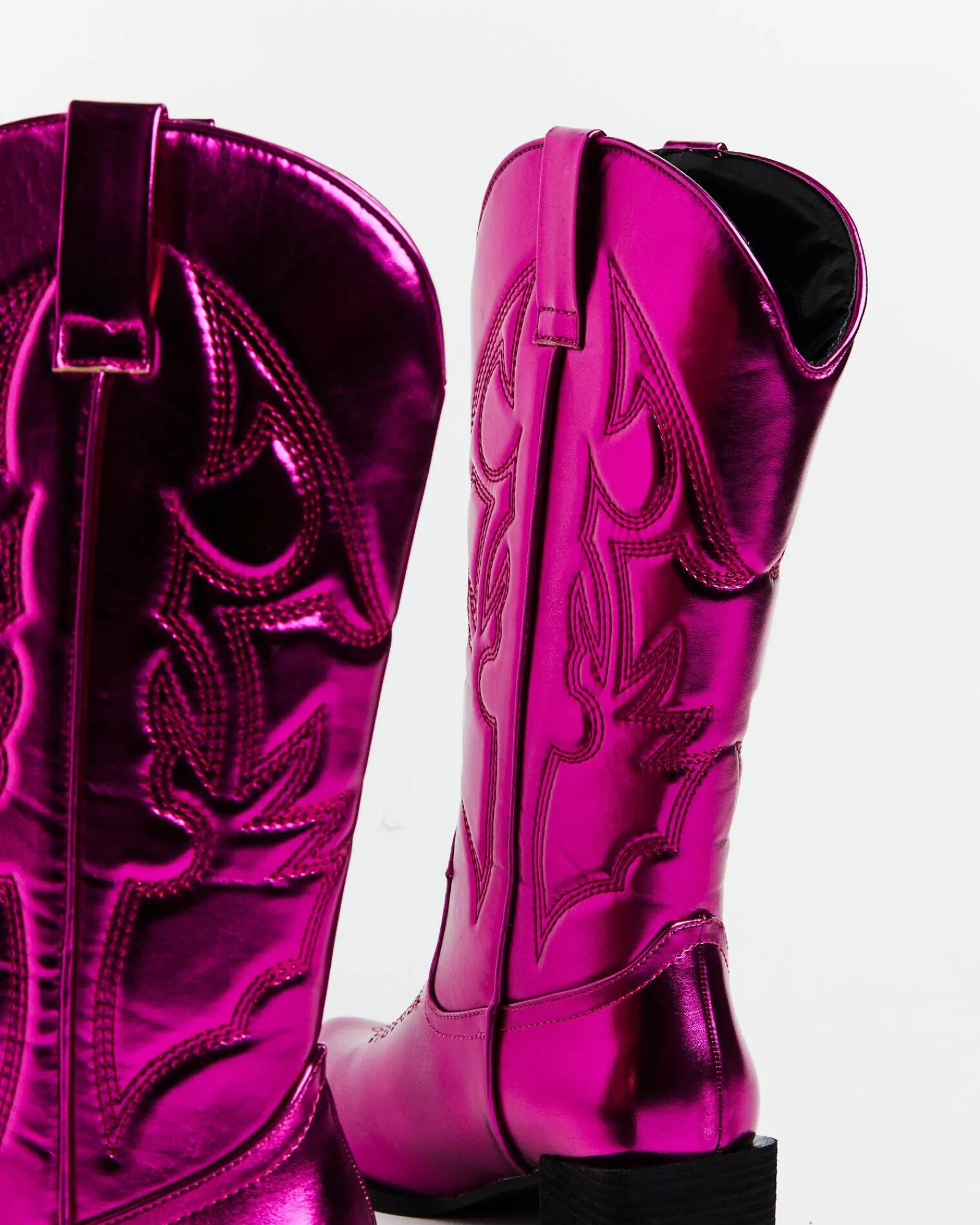 Stivali da Cowboy THERAPY Ranger Rosa Metallizzato - Edizione Limitata con Design Iconico e Suola Comoda!
