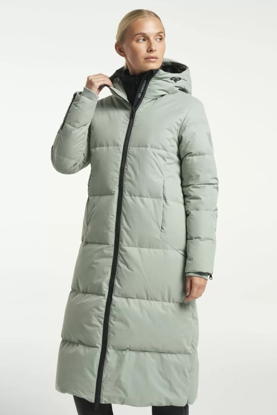 Giacca Imbottita Tenson Shanna 2.0 - Cappotto Invernale Termico Grigio Ardesia con Cappuccio Regolabile