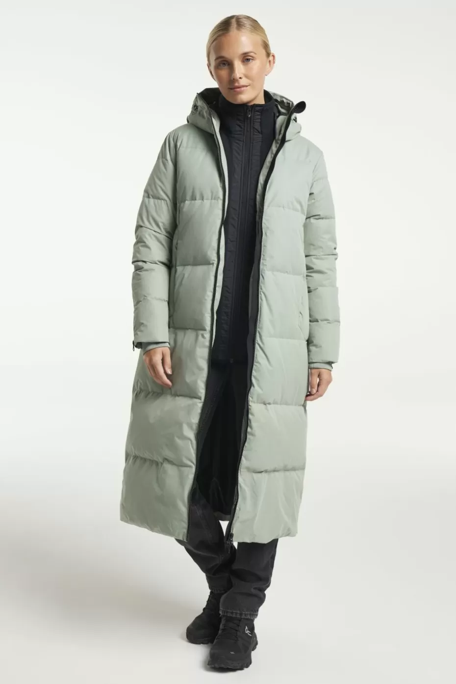 Giacca Imbottita Tenson Shanna 2.0 - Cappotto Invernale Termico Grigio Ardesia con Cappuccio Regolabile