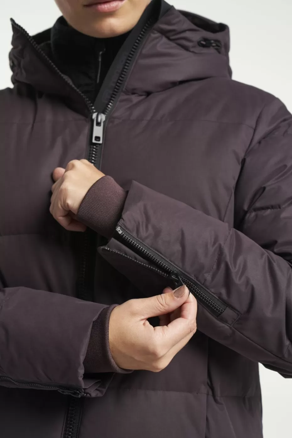 Tenson Giacca Invernale Shanna con Piumino - Seconda Edizione in Borgogna Scuro