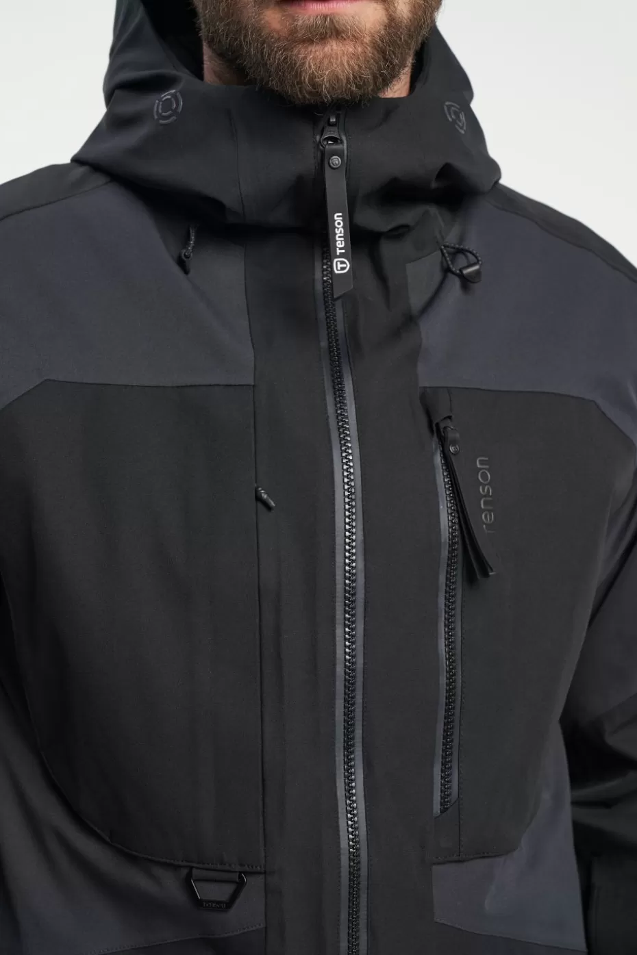 Tenson Sphere - Giacca Termica Impermeabile per Sci Grigio Antracite