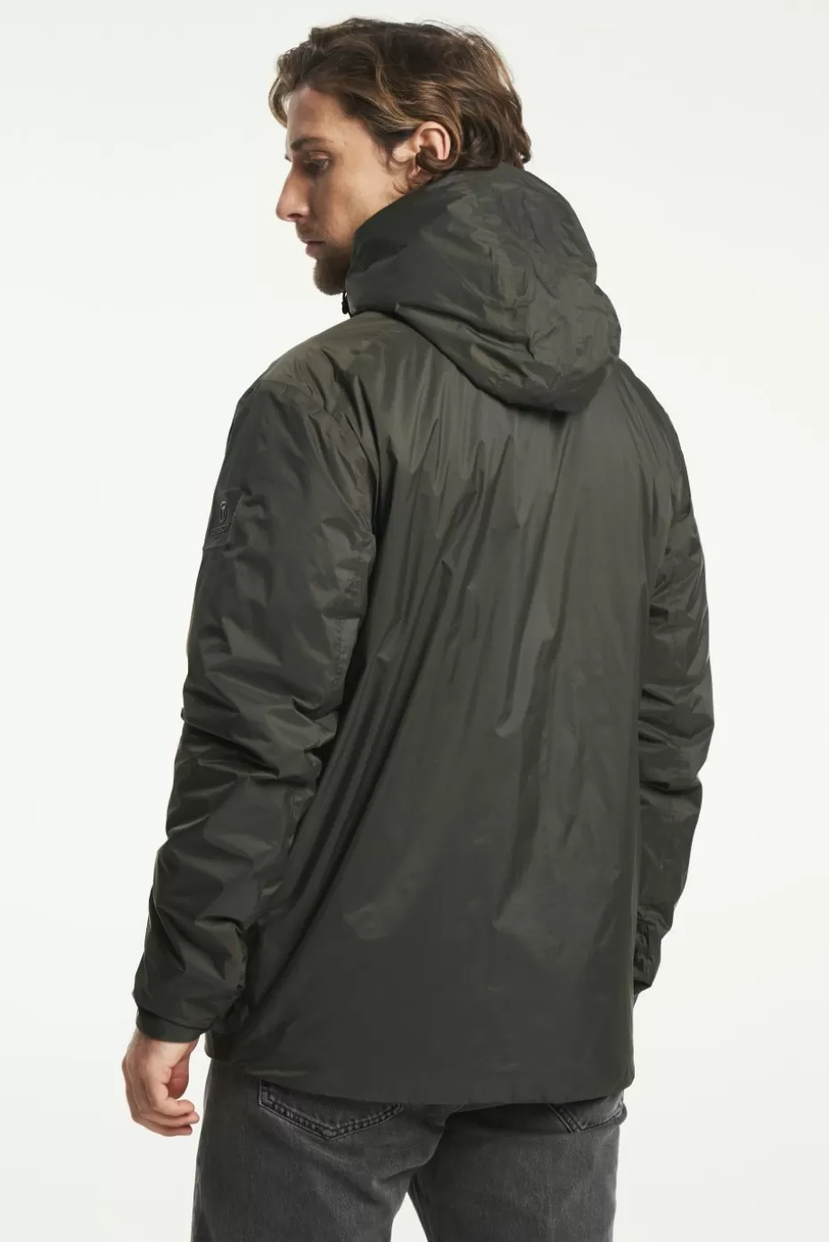 Giacca Transition Tenson Impermeabile in Colore Terra Bruciata - Leggera e Versatile per Escursioni in Tutte le Stagioni