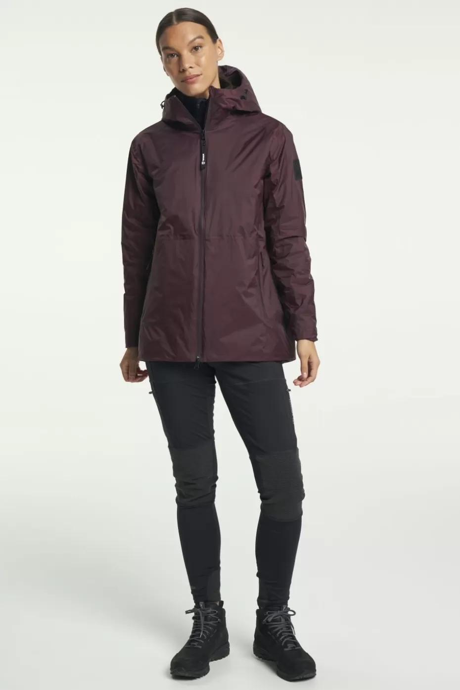 Giacca Impermeabile Tenson Multistagionale Leggera - Cappuccio Regolabile, Tessuto Antivento in Tonalità Cacao (Offerta Imperdibile per Escursionismo)