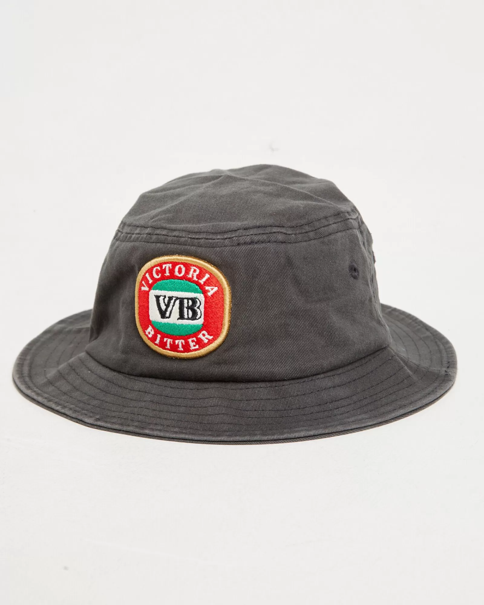 Cappello a secchiello in Twill di Cotone grigio carbone - Stile iconico American Needle per look casual raffinato